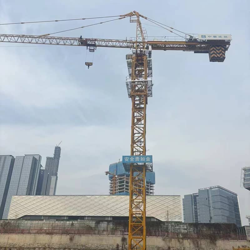 XCMG XGT7015-10 FLAT TOP TOWER CRANE