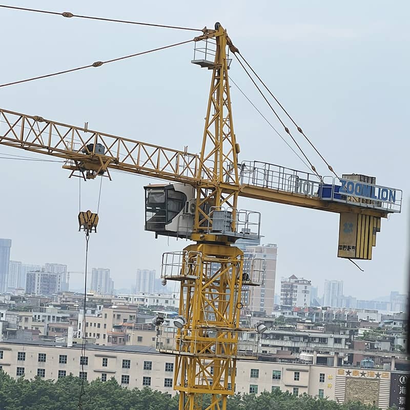 Used Zoomlion Tower Crane 6012-6 Hammerhead Crane